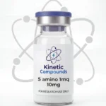Kinetic Compounds 5-Amino-1MQ 10mg crystalline NNMT inhibitor research chemical vial label