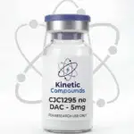 Kinetic Compounds CJC-1295 without DAC Mod GRF 1-29 10mg lyophilized research peptide vial label