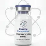 Kinetic Compounds Cerebrolysin 60mg lyophilized research-grade peptide preparation vial label