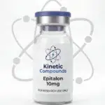 Kinetic Compounds Epitalon 10mg lyophilized research peptide vial label