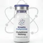 Kinetic Compounds Glutathione 10mg lyophilized research compound vial label