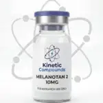 Kinetic Compounds Melanotan 2 MT-II 10mg lyophilized melanocortin research peptide vial label