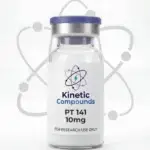 Kinetic Compounds PT-141 10mg lyophilized melanocortin research peptide vial label